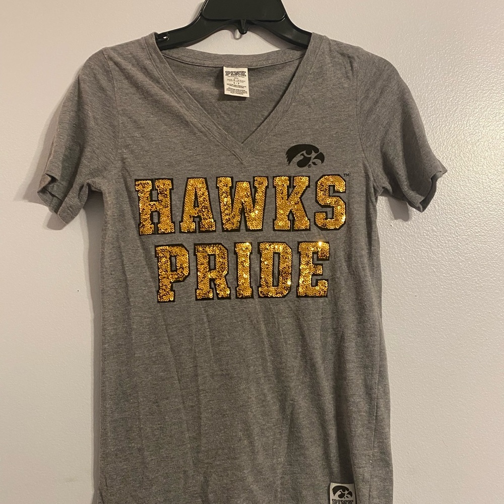 Victorias Secret- PINK Sequin Hawkeye Tee